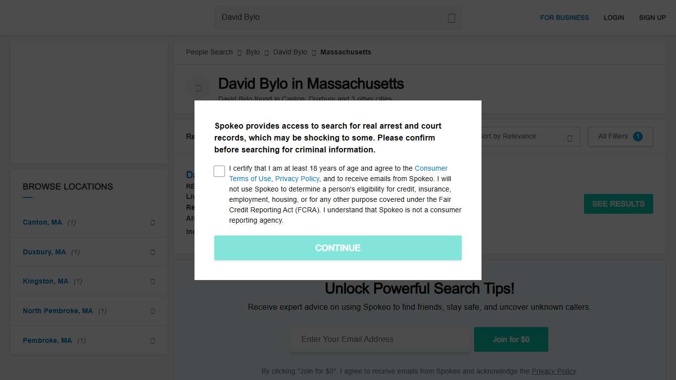 David Bylo, Massachusetts (1 match): Phone Number, Email, Address - Spokeo